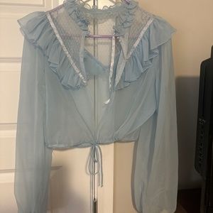 COPY - Vintage see through gunny sack top